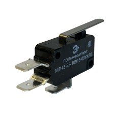 МП45-22-10913-00УХЛ3<br> миниатюрный, рычаг, перекидной контакт 1НО-1НЗ